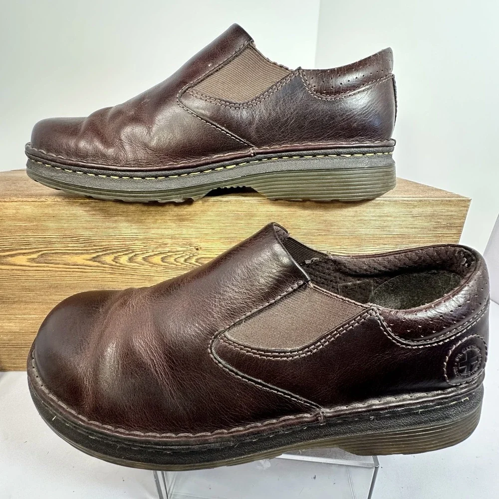Dr Martens Orson Slip On Loafers Mens SZ 10 Leather Comfort Casual Lug Sole Boot